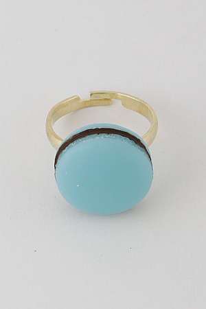 Macaroon Inspired Simple Ring 6IBH8